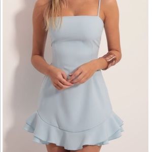 LUCY IN THE SKY light blue hoco dress